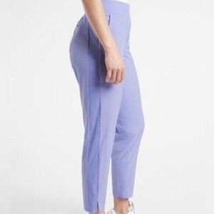 Athleta Brooklyn Ankle Pant Lilac Size 18 Faux Zipper 4 pockets Pull On